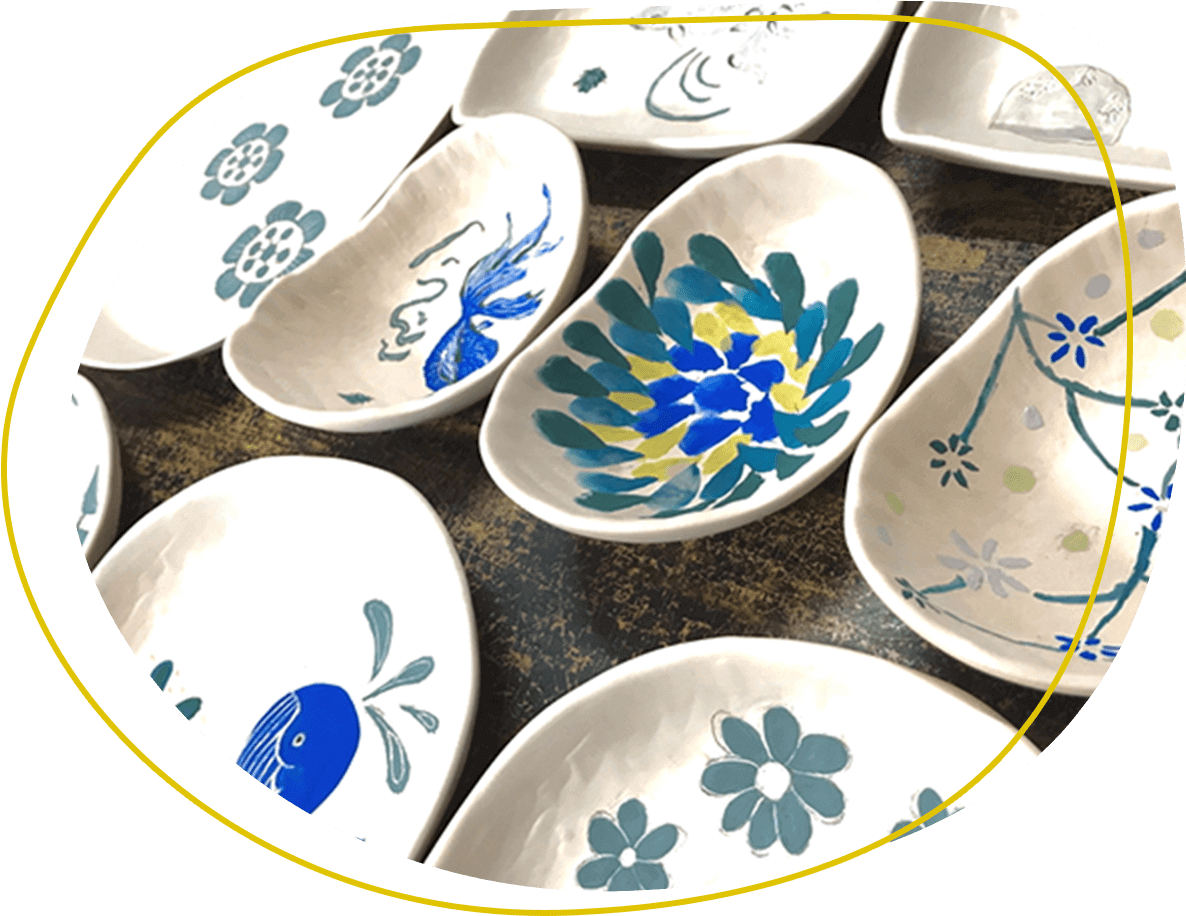 庸山窯彩繪體驗